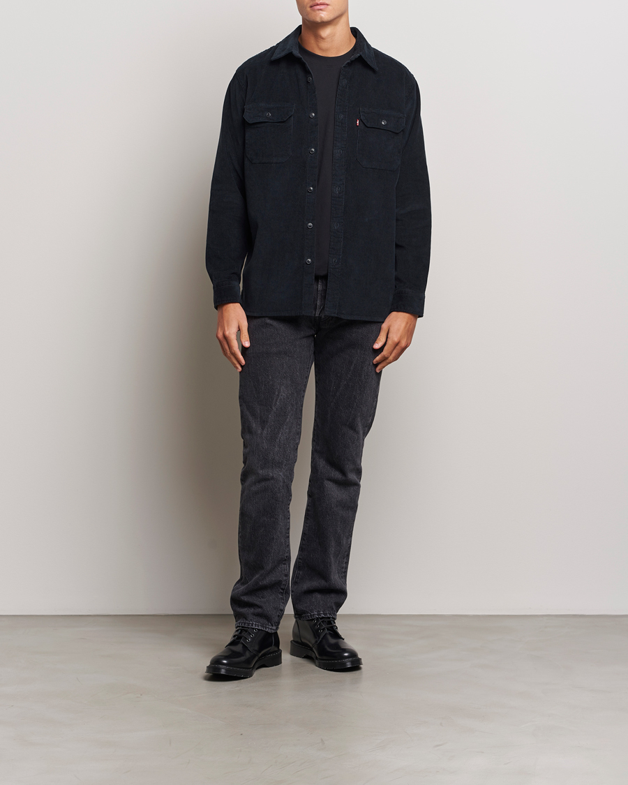 Homme | Chemises | Levi's | Jackson Corduroy Worker Shirt Jet Black