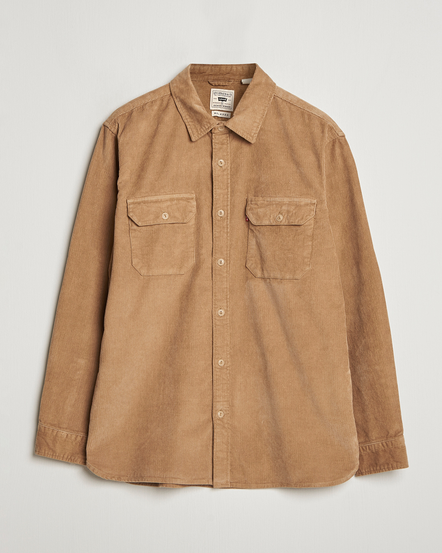 Homme | Chemises | Levi's | Jackson Corduroy Worker Shirt Ermine Brown