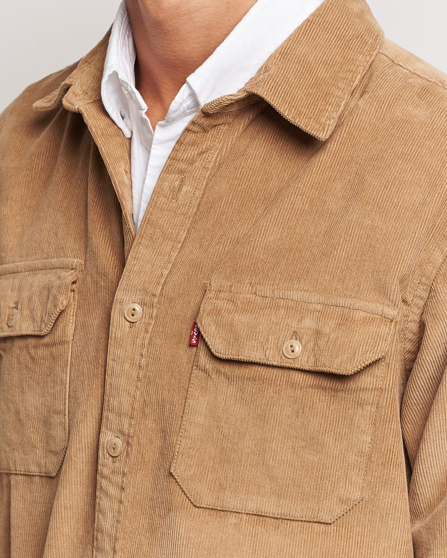 Homme | Chemises | Levi's | Jackson Corduroy Worker Shirt Ermine Brown