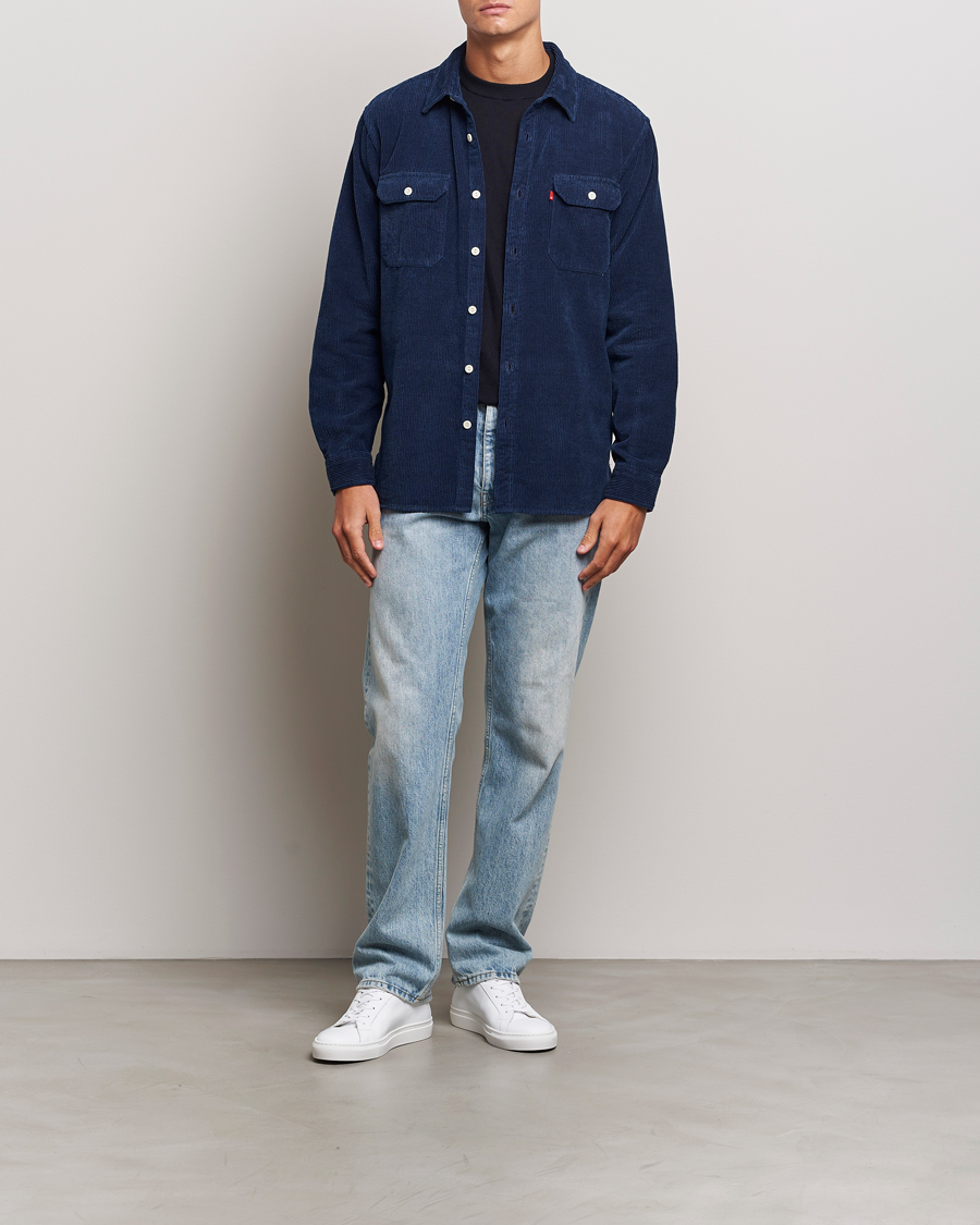 Homme | Chemises | Levi's | Jackson Corduroy Worker Shirt Enzo Vintage Indigo