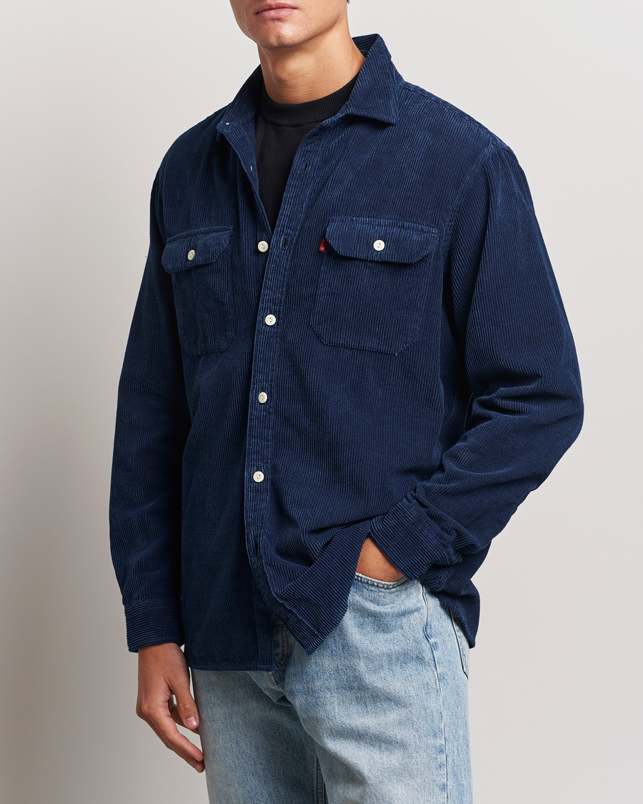 Homme | Chemises | Levi's | Jackson Corduroy Worker Shirt Enzo Vintage Indigo
