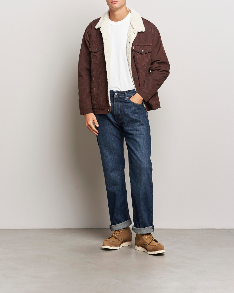 Homme | Manteaux Et Vestes | Levi's | Relaxed Fit Sherpa Trucker Chicory Coffee