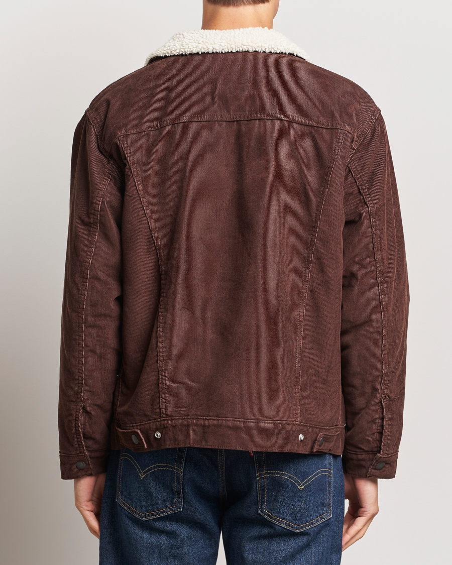 Homme | Manteaux Et Vestes | Levi's | Relaxed Fit Sherpa Trucker Chicory Coffee