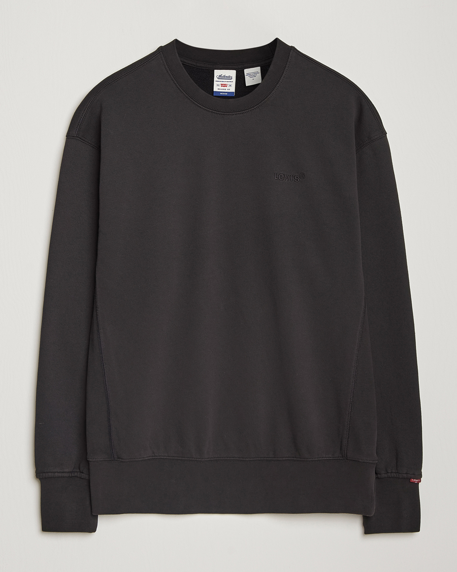 Homme | Pulls Et Tricots | Levi's | Garment Dyed Authentic Crew Neck Sweatshirt Black