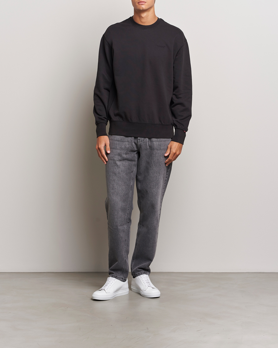 Homme | Pulls Et Tricots | Levi's | Garment Dyed Authentic Crew Neck Sweatshirt Black