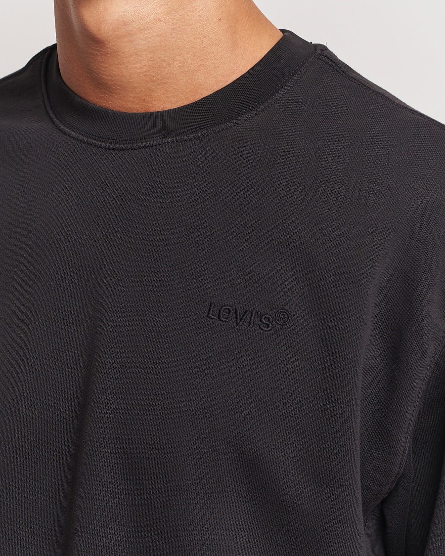 Homme | Pulls Et Tricots | Levi's | Garment Dyed Authentic Crew Neck Sweatshirt Black
