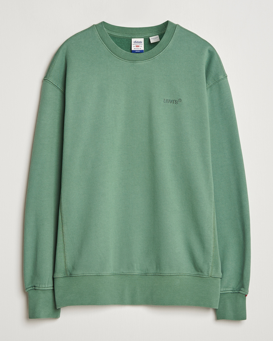 Homme | Pulls Et Tricots | Levi's | Garment Dyed Authentic Crew Neck Sweatshirt Myrtle
