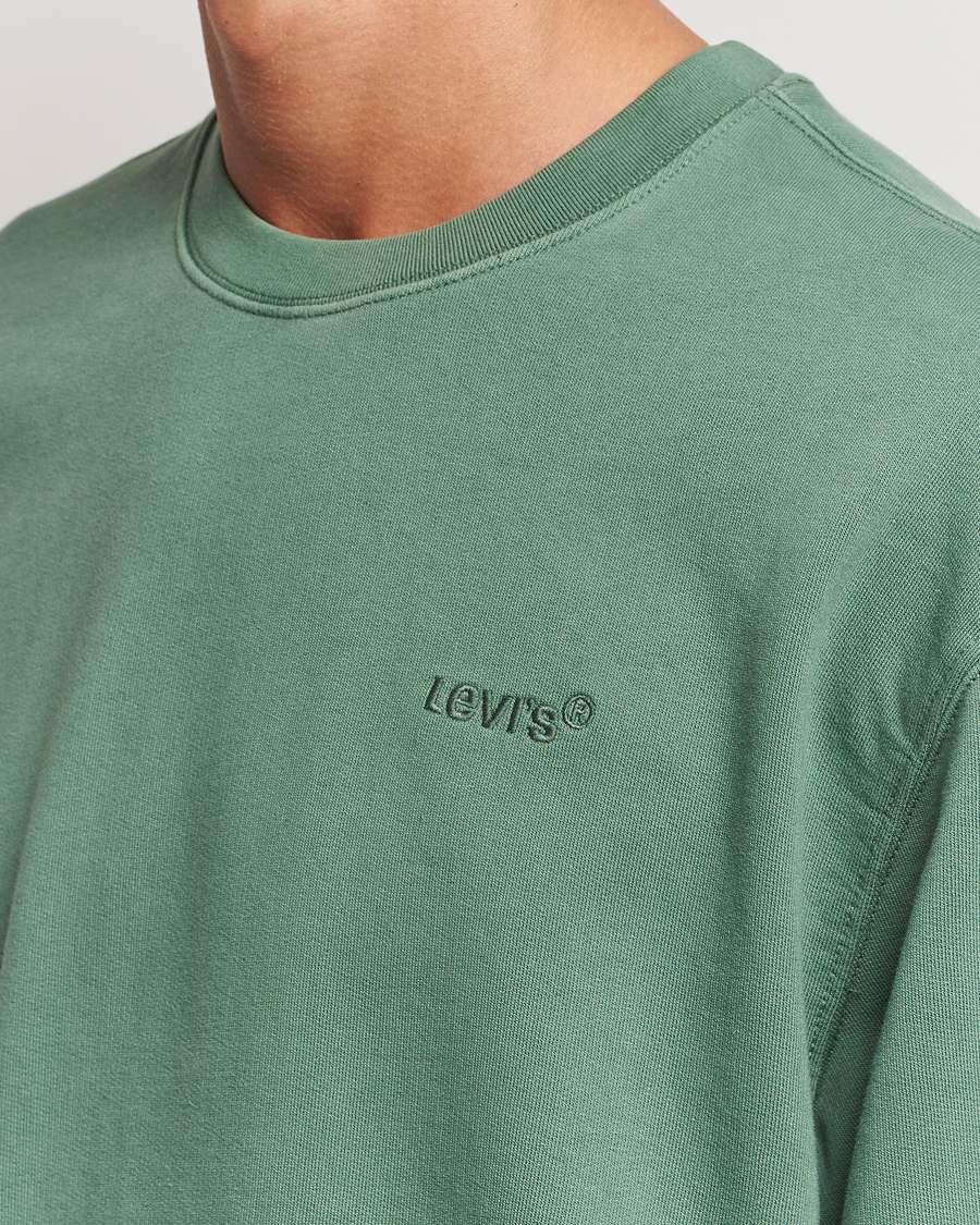 Homme | Pulls Et Tricots | Levi's | Garment Dyed Authentic Crew Neck Sweatshirt Myrtle