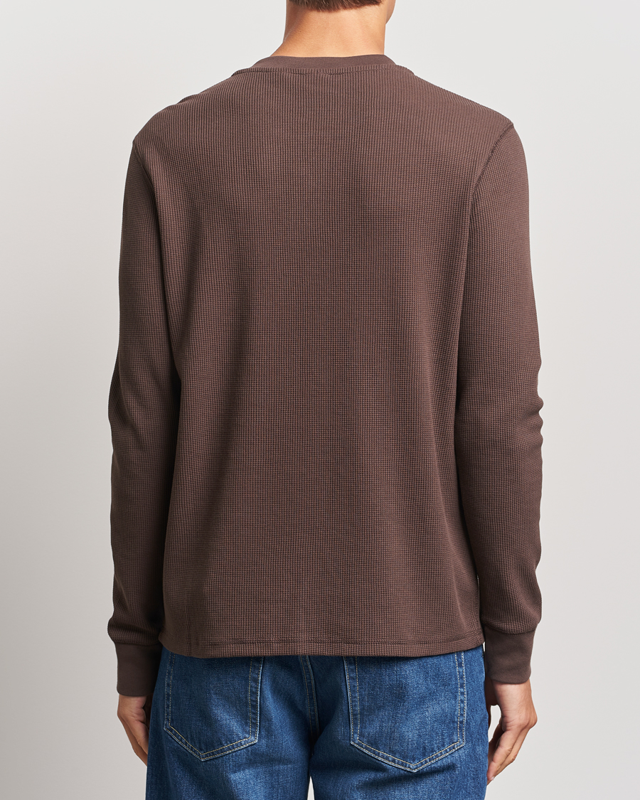 Homme | Pulls Et Tricots | Levi's | Thermal Henley Chocolate Brown