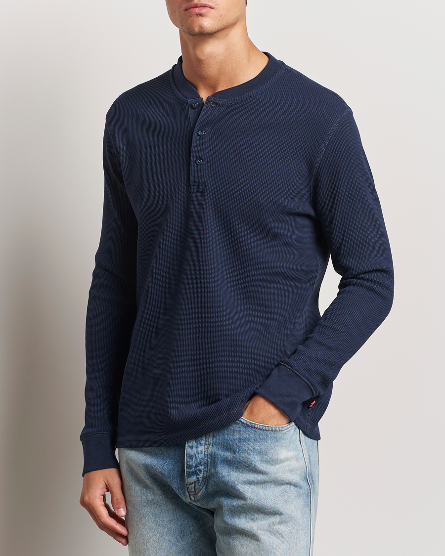 Homme | Pulls Et Tricots | Levi's | Thermal Henley Navy Blazer