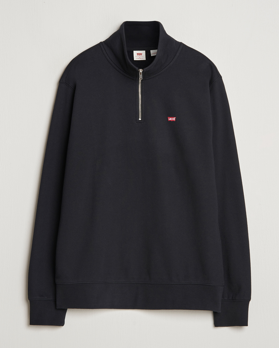 Homme | Pulls Et Tricots | Levi's | Original Half Zip Sweater Mineral Black