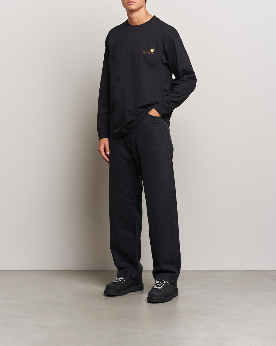 Homme | Chemises | Carhartt WIP | Landon Pant Robertson Denim Black Stone Washed