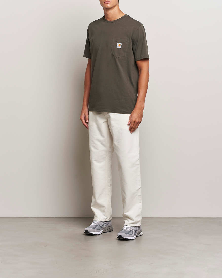 Homme | Pantalons | Carhartt WIP | Single Knee Pants Dearborn Canvas Wax