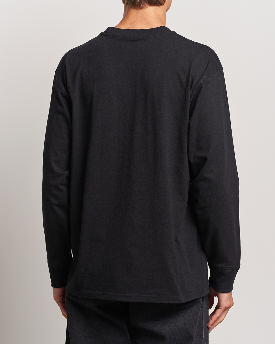 Homme | T-shirts | Carhartt WIP | American Script Long Sleeve T-Shirt Black