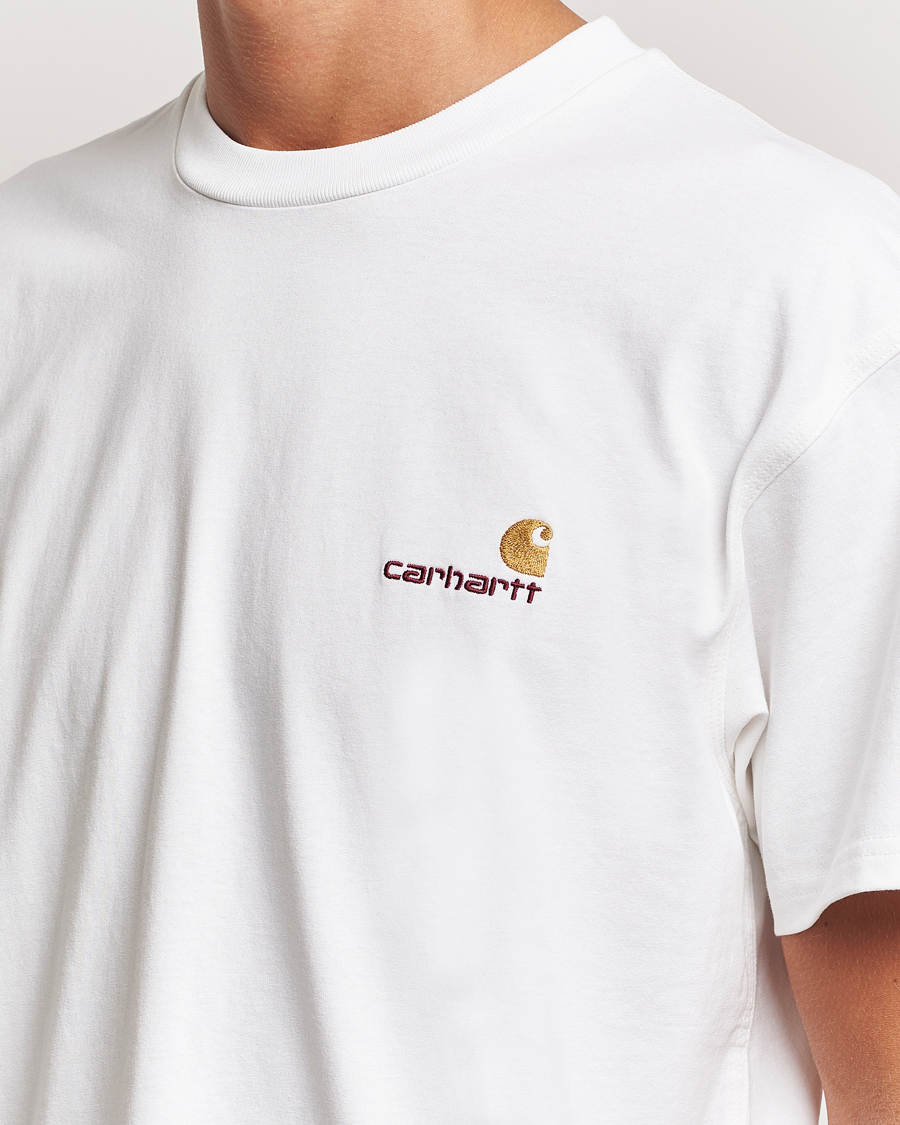 Homme | T-shirts | Carhartt WIP | American Script Short Sleeve T-Shirt White