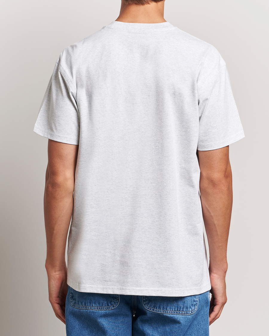 Homme | T-shirts | Carhartt WIP | American Script Short Sleeve T-Shirt Ash Heather