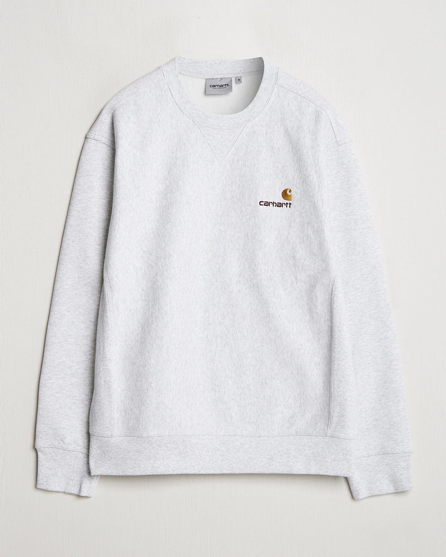Homme | Pulls Et Tricots | Carhartt WIP | American Script Sweatshirt Ash Heather