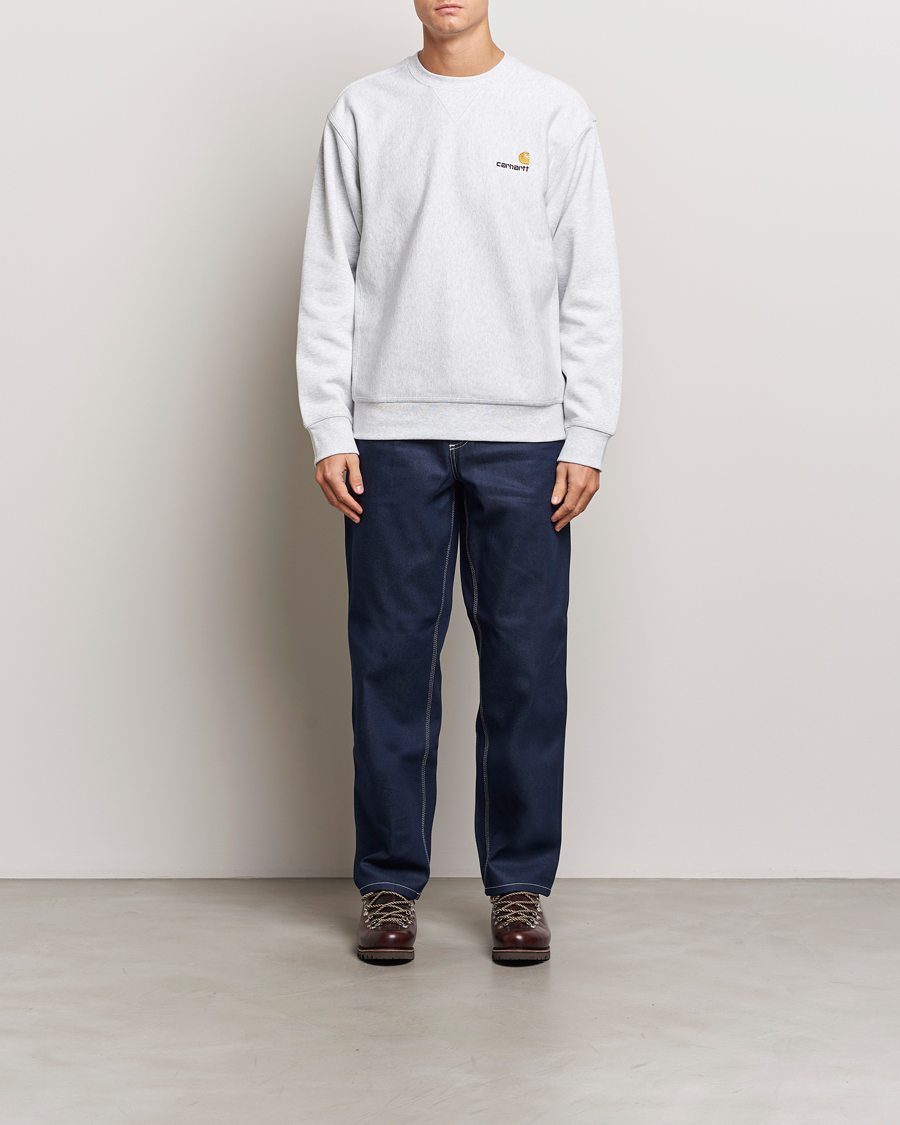 Homme | Pulls Et Tricots | Carhartt WIP | American Script Sweatshirt Ash Heather