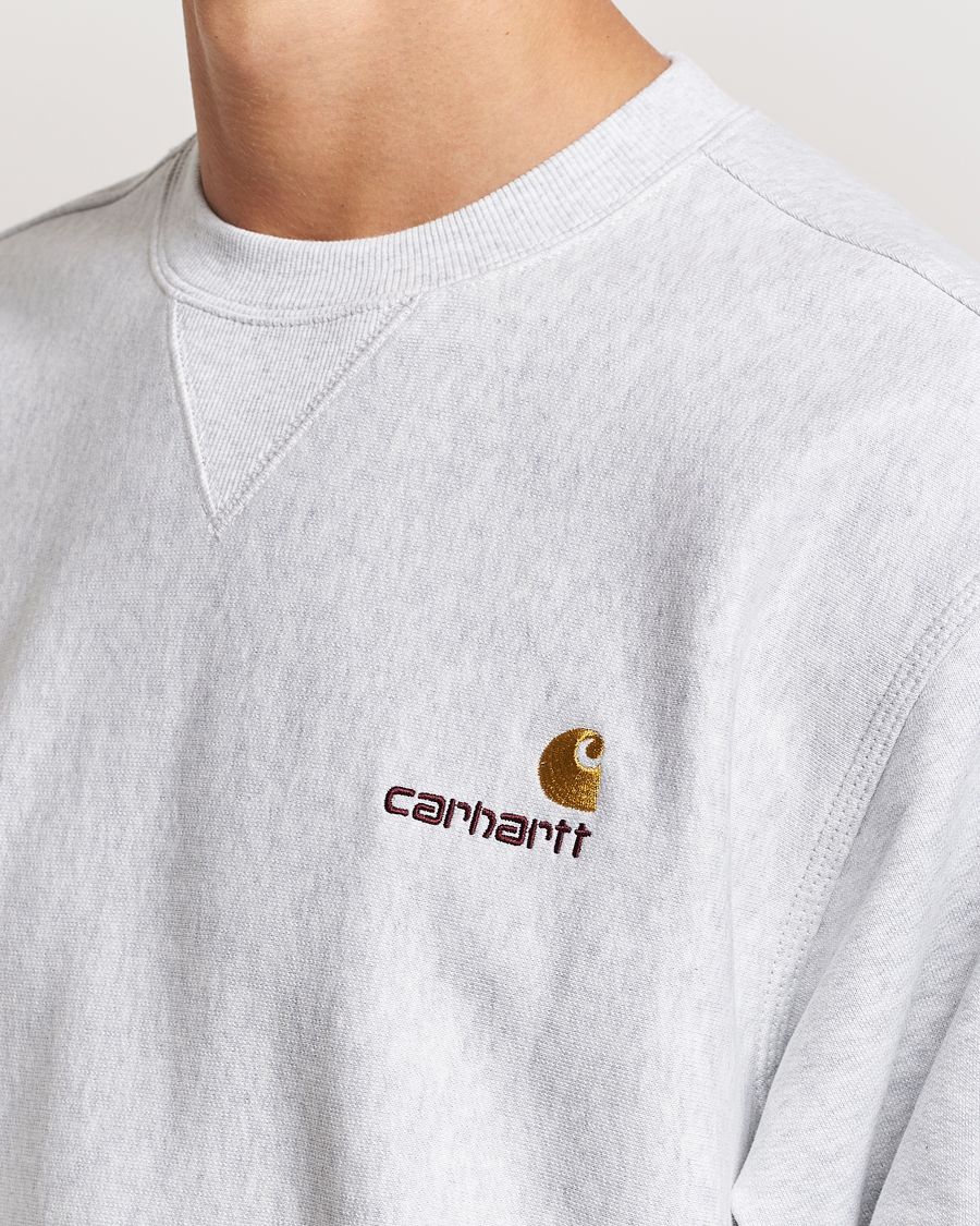 Homme | Pulls Et Tricots | Carhartt WIP | American Script Sweatshirt Ash Heather