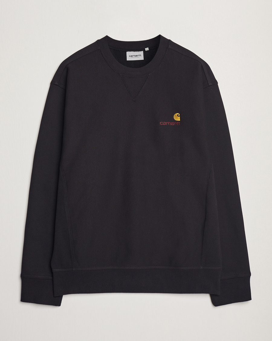 Homme | Pulls Et Tricots | Carhartt WIP | American Script Sweatshirt Black