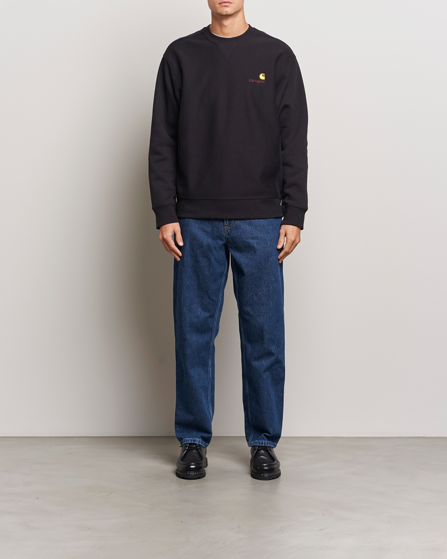 Homme | Pulls Et Tricots | Carhartt WIP | American Script Sweatshirt Black