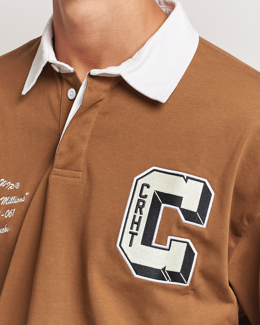 Homme | Pulls Et Tricots | Carhartt WIP | Brown Ducks Rugby Shirt Hamilton Brown
