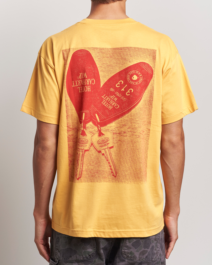 Homme | T-shirts | Carhartt WIP | Hotel Keys Organic Cotton T-Shirt Winter Spice