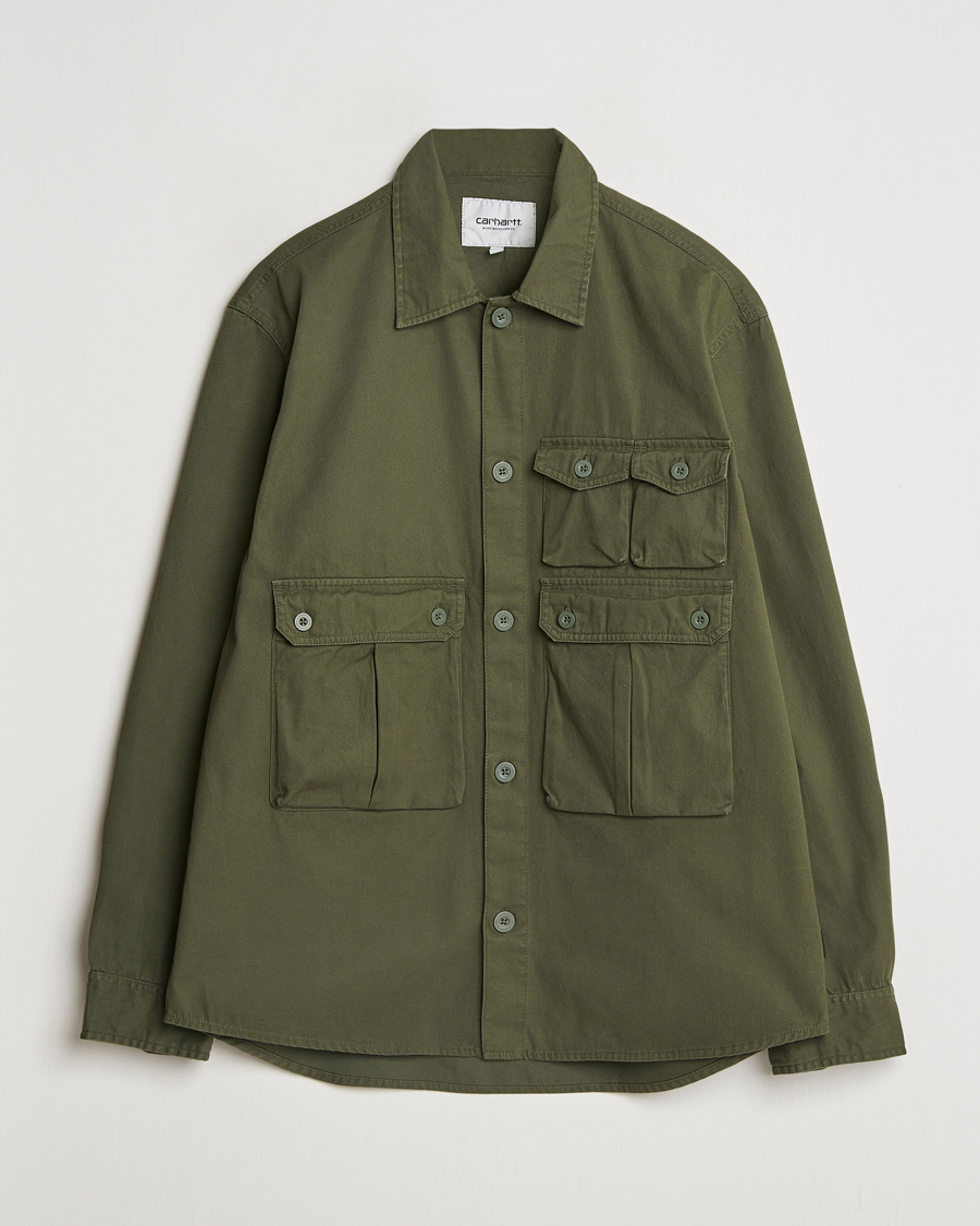 Homme | Chemises | Carhartt WIP | Tracker Cotton Twill Shirt Office Green