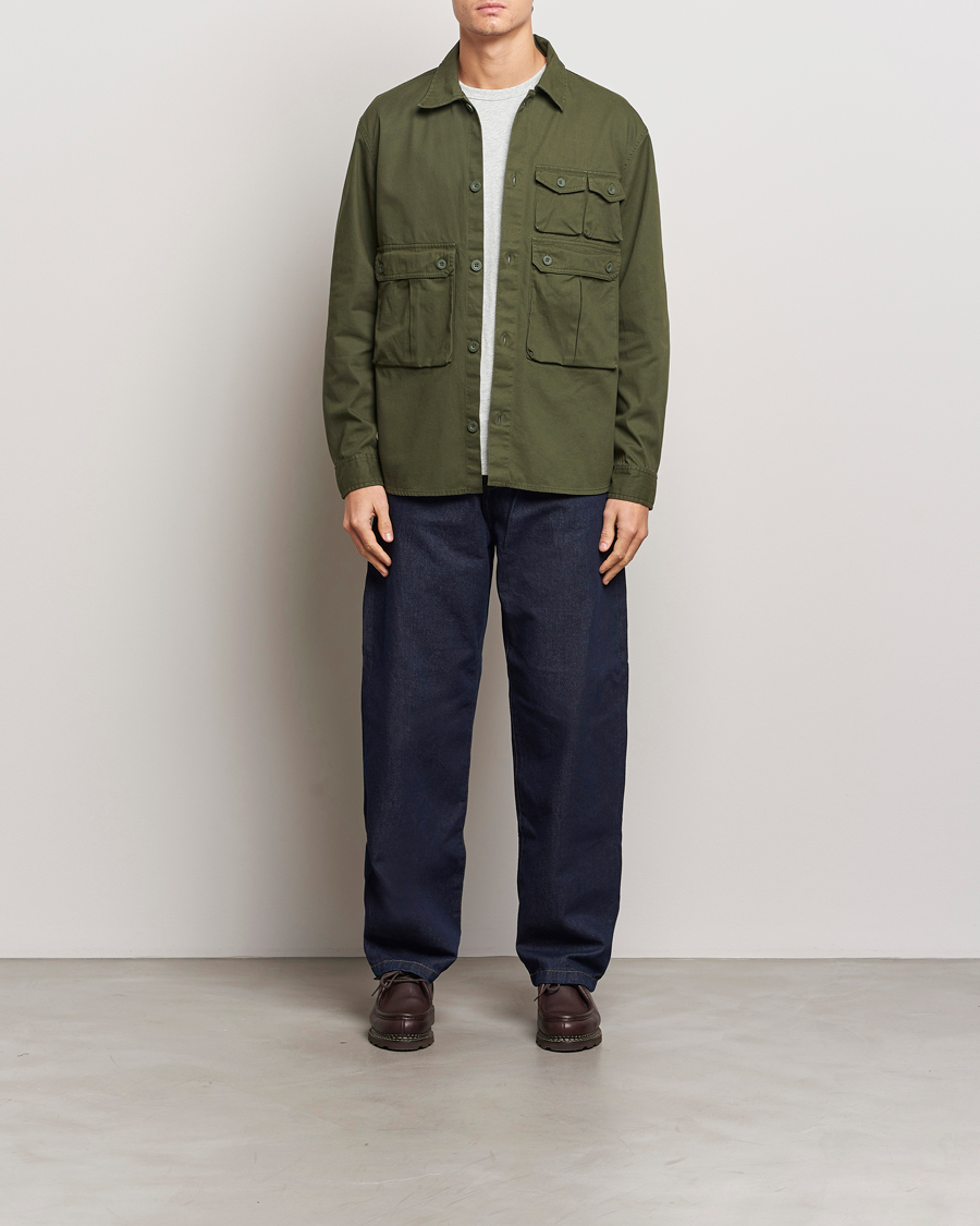 Homme | Chemises | Carhartt WIP | Tracker Cotton Twill Shirt Office Green
