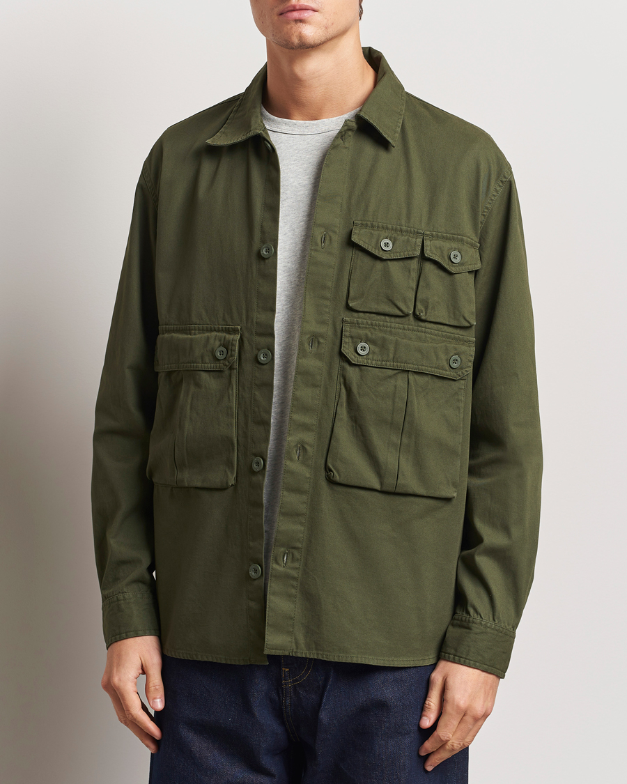 Homme | Chemises | Carhartt WIP | Tracker Cotton Twill Shirt Office Green