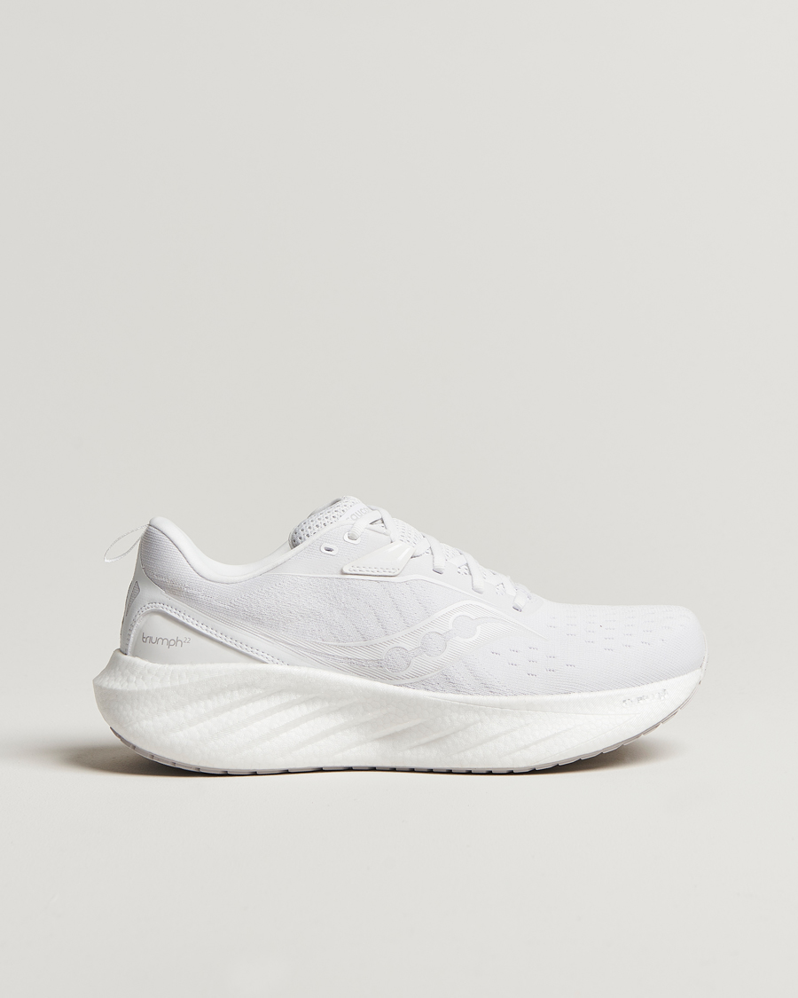 Homme | Saucony Triumph 22 Running Sneaker White | Saucony | Triumph 22 Running Sneaker White