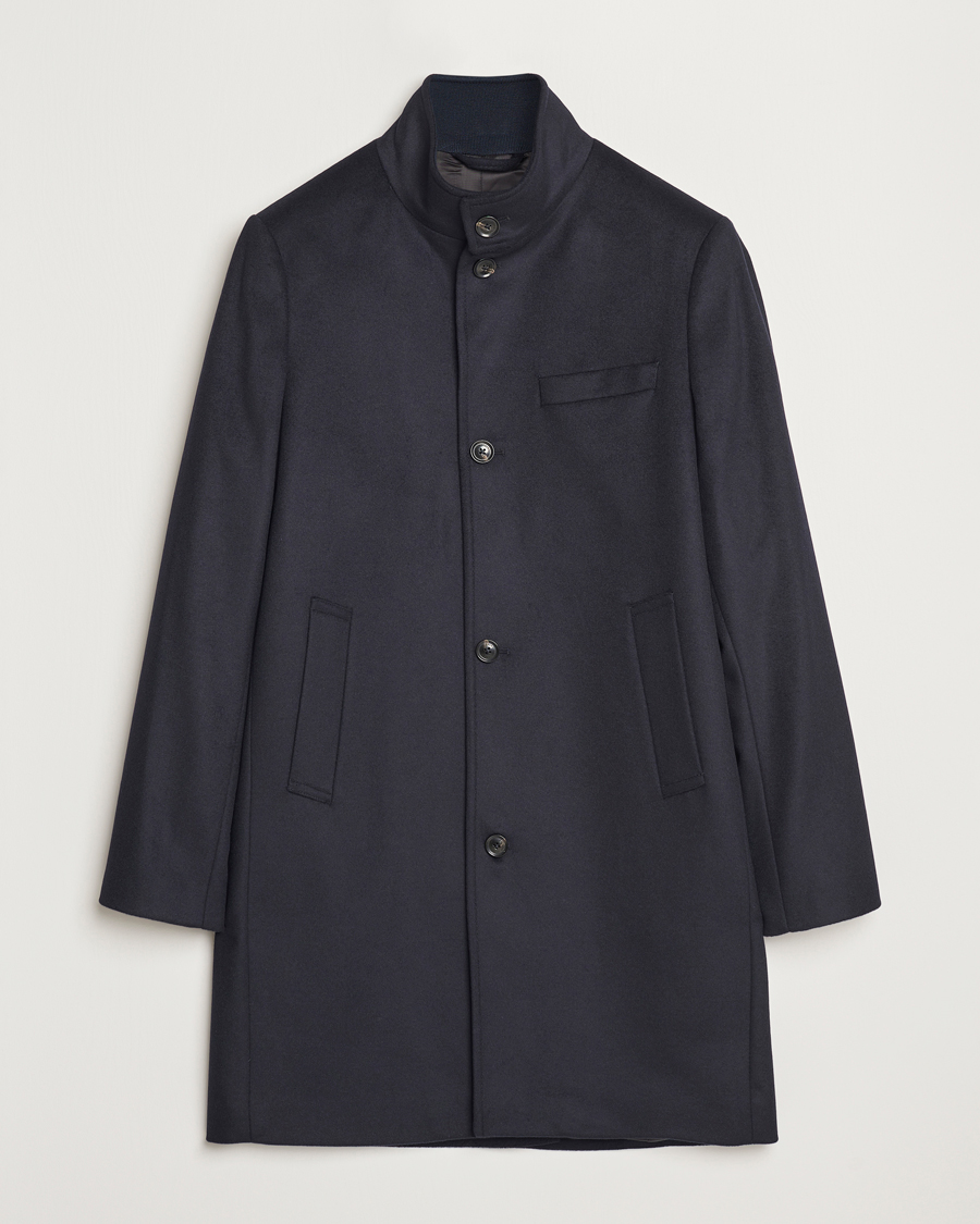 Homme | Manteaux Et Vestes | J.Lindeberg | Jesse Melton Cashmere Coat Navy