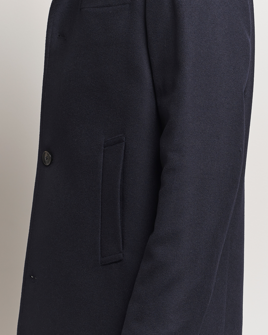 Homme | Manteaux Et Vestes | J.Lindeberg | Jesse Melton Cashmere Coat Navy
