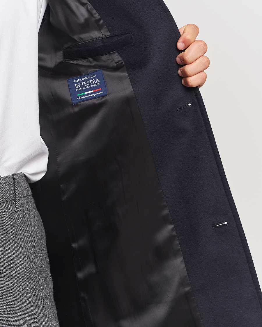 Homme | Manteaux Et Vestes | J.Lindeberg | Jesse Melton Cashmere Coat Navy