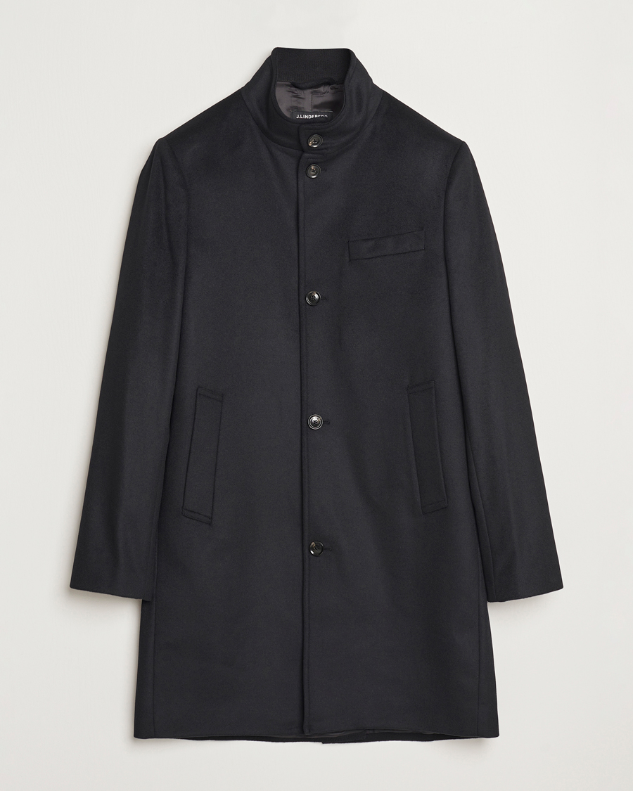 Homme | Manteaux Et Vestes | J.Lindeberg | Jesse Melton Cashmere Coat Black
