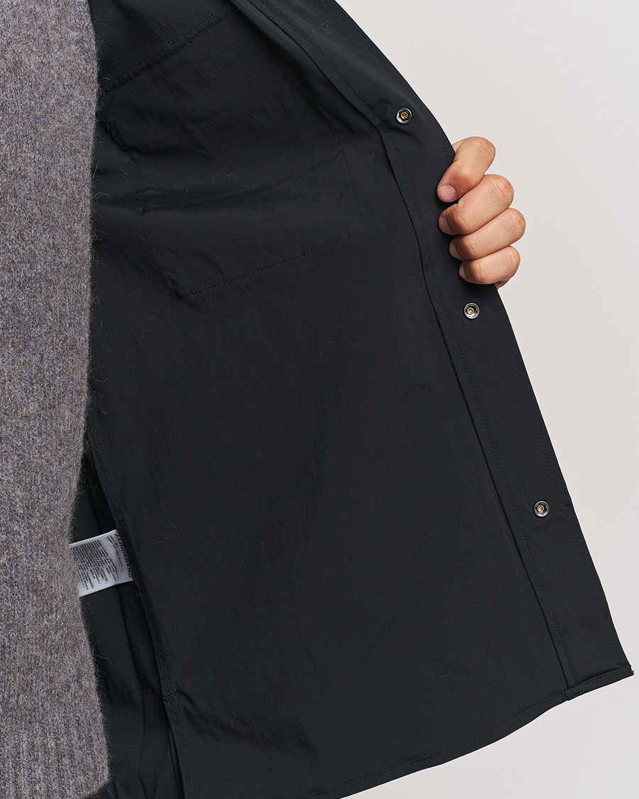 Homme | Chemises | J.Lindeberg | Howard Tech Press Stud Shirt Black