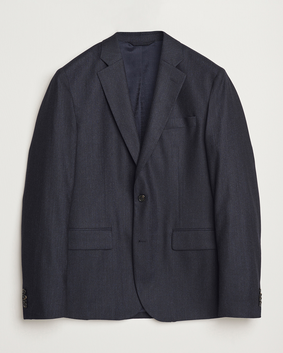 Homme | Blazers | J.Lindeberg | Elton Unlined Cash Stretch Flannel Blazer Navy