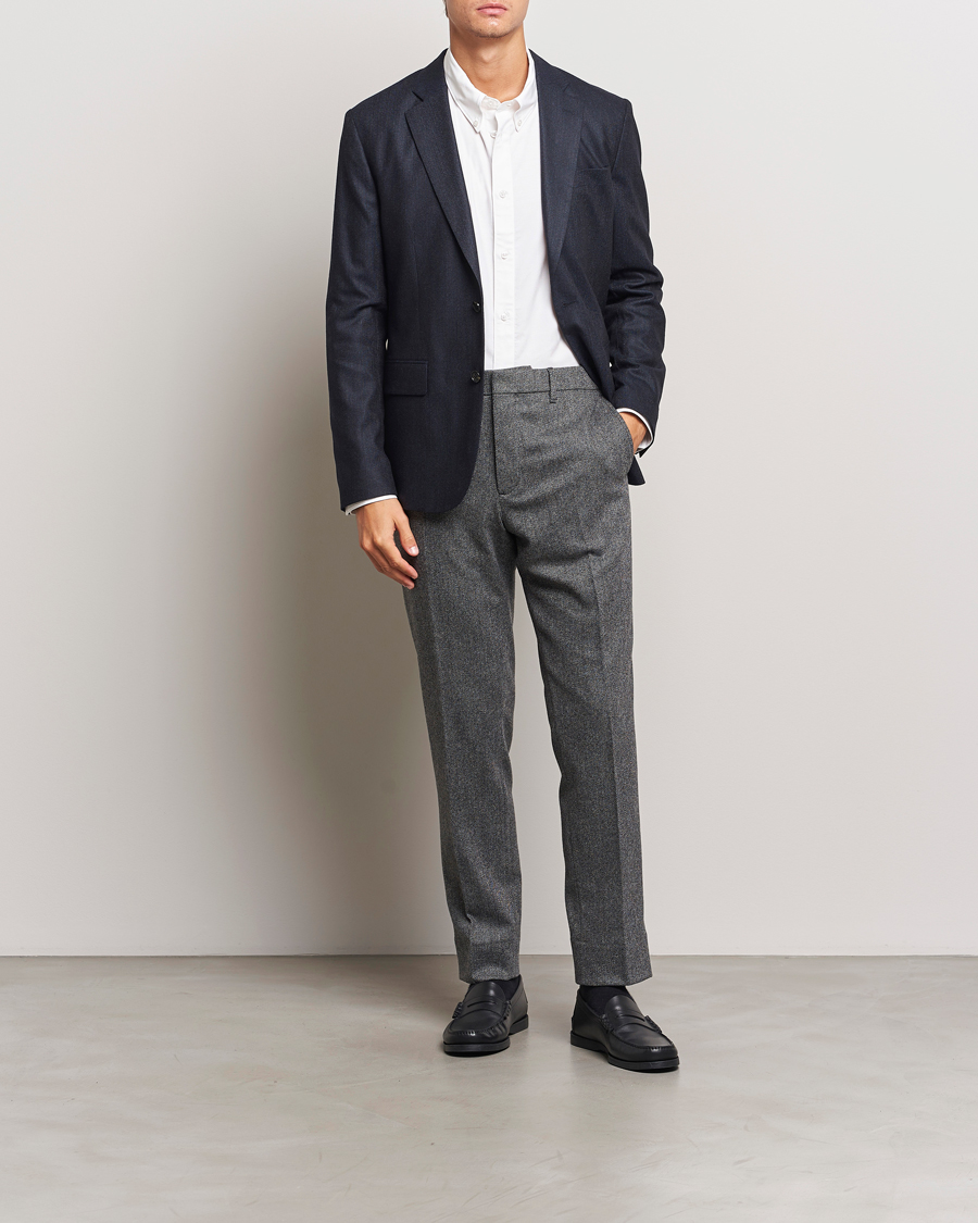 Homme | Blazers | J.Lindeberg | Elton Unlined Cash Stretch Flannel Blazer Navy