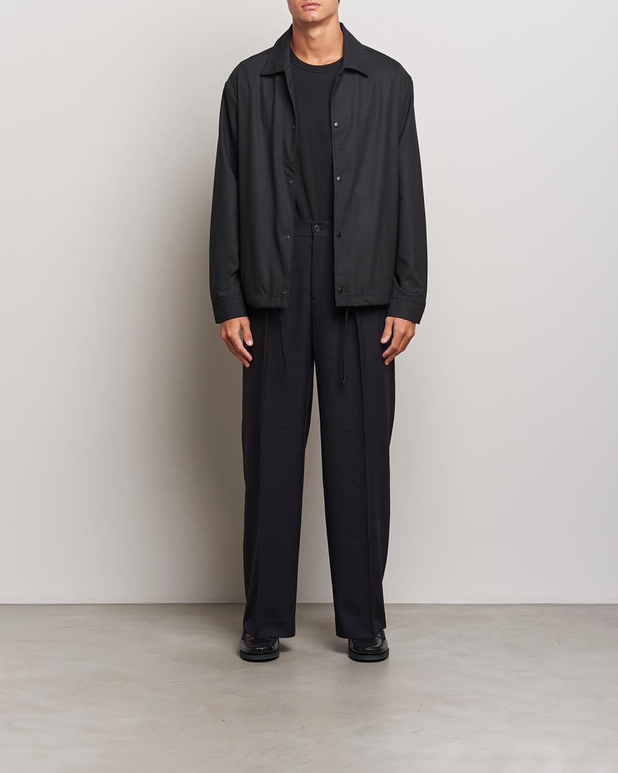 Homme | Chemises | J.Lindeberg | Celian Coach Overshirt Black