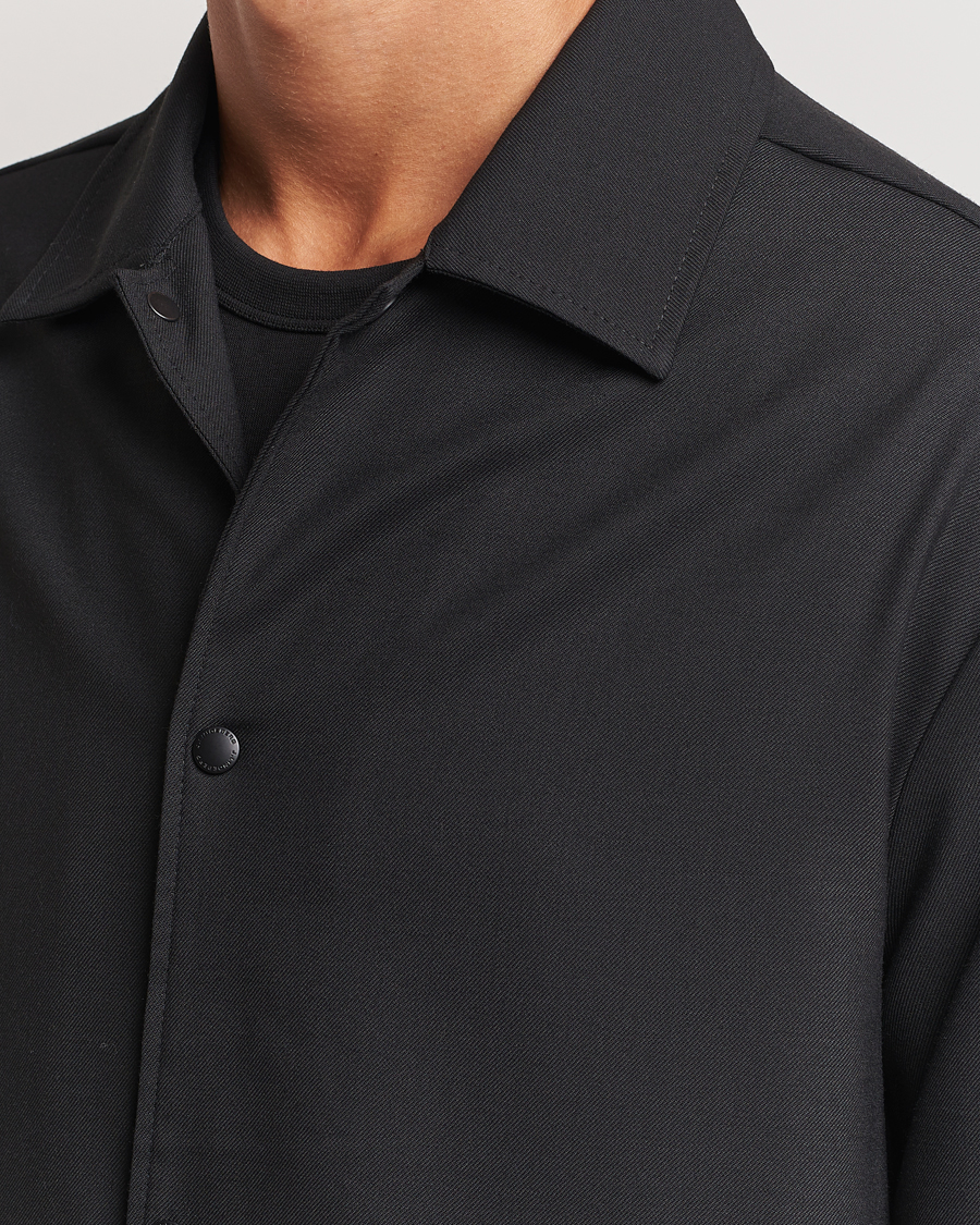 Homme | Chemises | J.Lindeberg | Celian Coach Overshirt Black