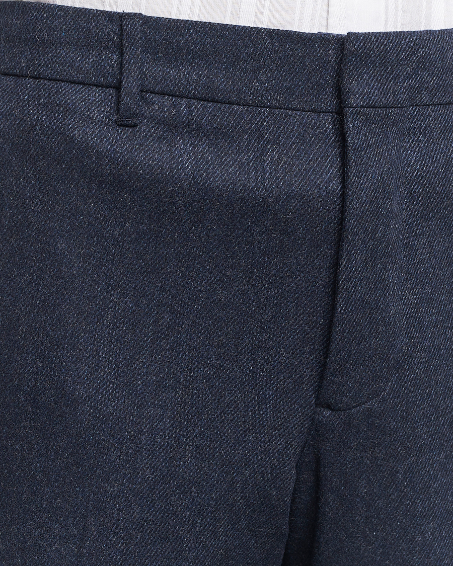 Homme | Pantalons | J.Lindeberg | Soren Twill Cash Flannel Pants Navy