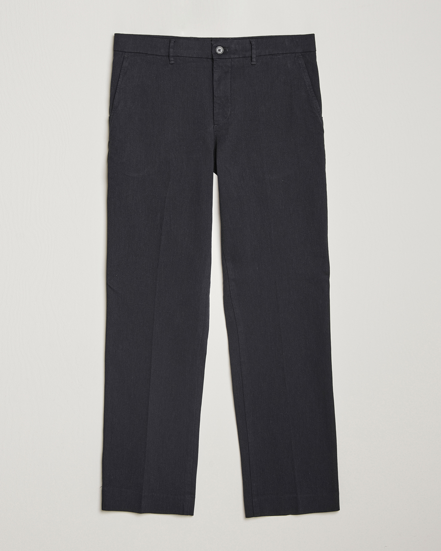 Homme | Pantalons | J.Lindeberg | Lois Flannel Twill Pants Dark Grey
