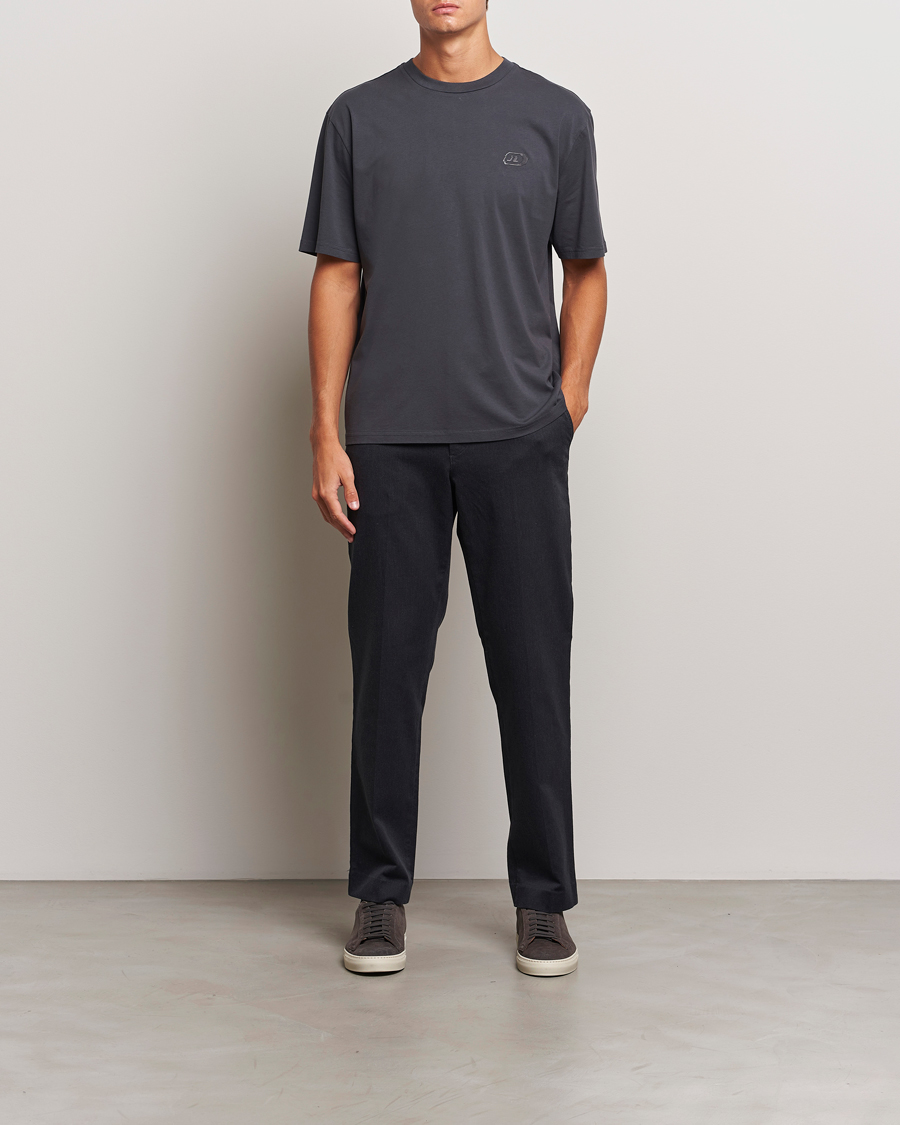 Homme | Pantalons | J.Lindeberg | Lois Flannel Twill Pants Dark Grey