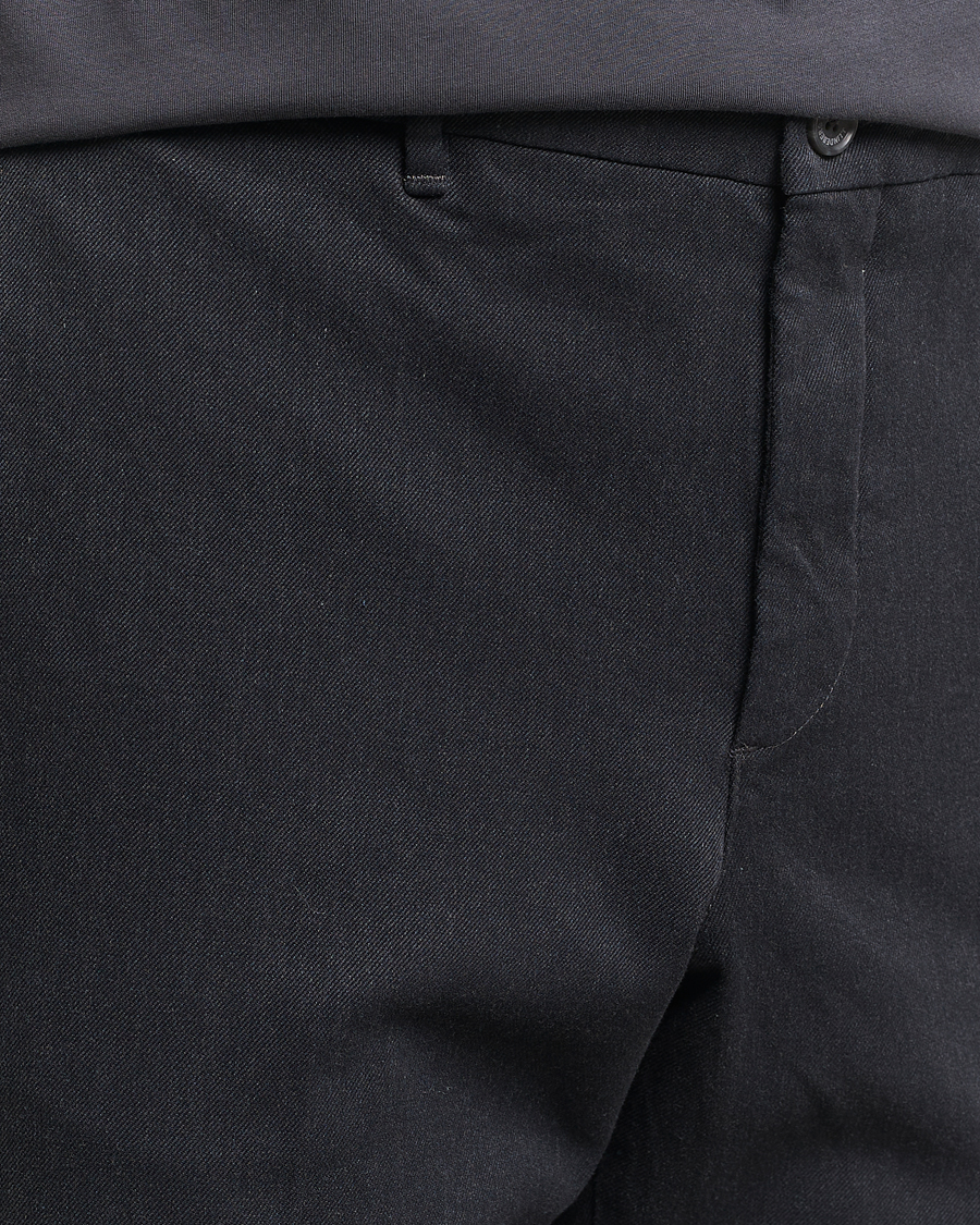 Homme | Pantalons | J.Lindeberg | Lois Flannel Twill Pants Dark Grey
