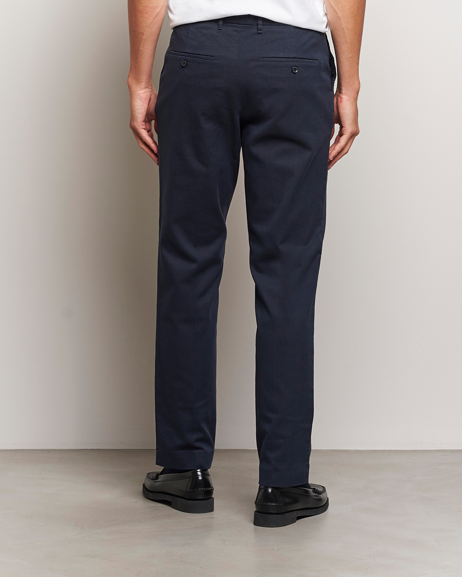 Homme | Pantalons | J.Lindeberg | Lois Flannel Twill Pants Navy