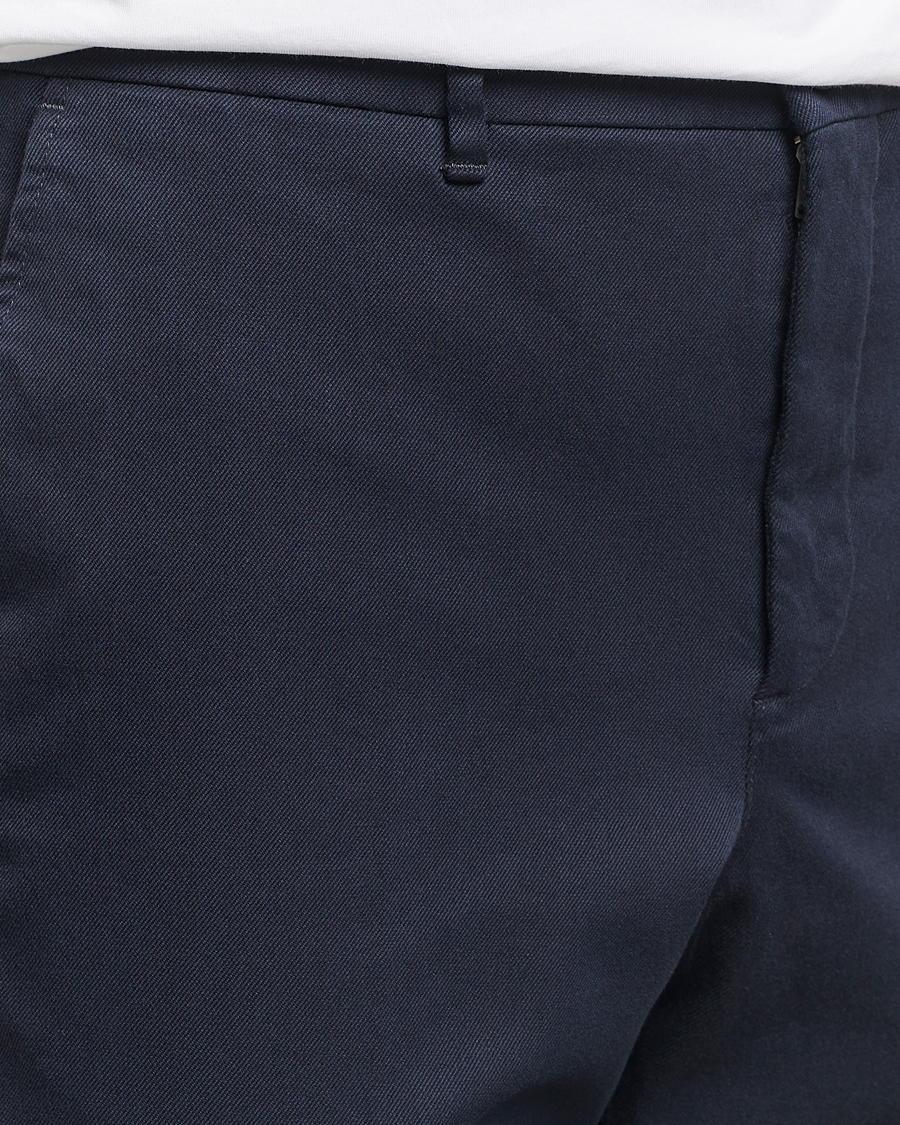 Homme | Pantalons | J.Lindeberg | Lois Flannel Twill Pants Navy