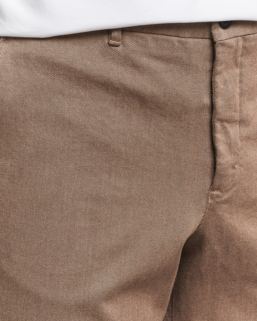 Homme | Pantalons | J.Lindeberg | Lois Flannel Twill Pants Tiger Brown