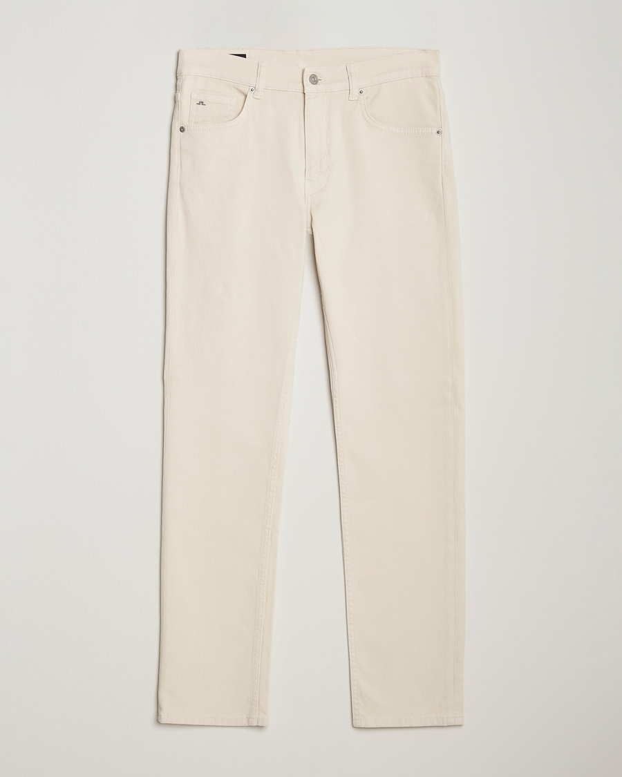 Homme | Pantalons | J.Lindeberg | Jay Solid Twill Stretch Jeans Moonbeam
