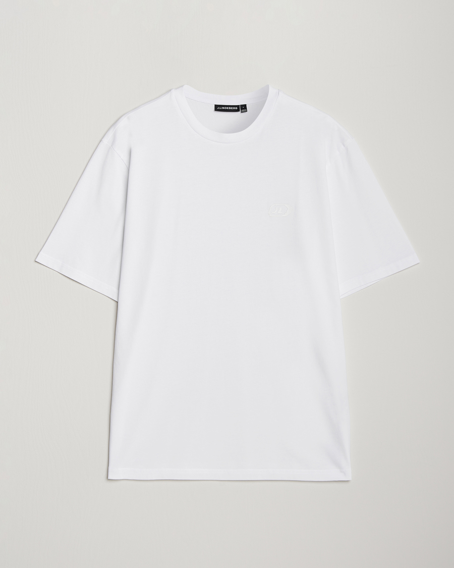 Homme | T-shirts | J.Lindeberg | Hale Logo T-Shirt White