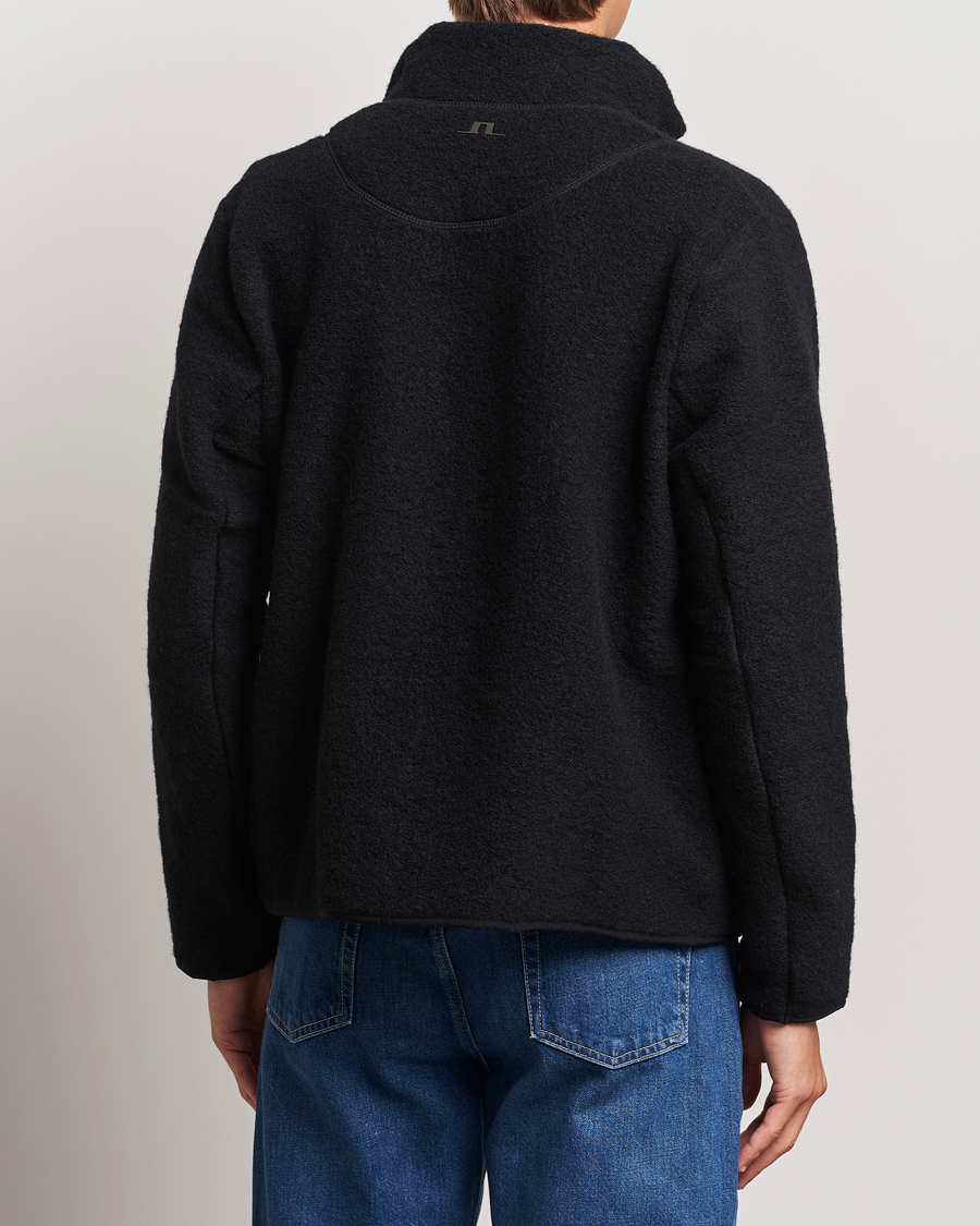 Homme | Pulls Et Tricots | J.Lindeberg | Dustin Wool Fleece Jacket Black